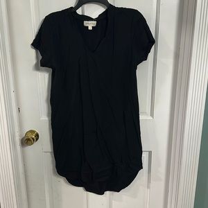 Cloth & stone black t-shirt dress size small
